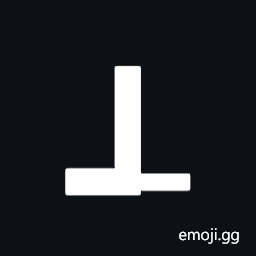 Box Drawings Right Light and Left Up Heavy Symbol