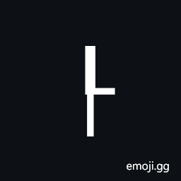 Box Drawings Up Heavy and Right Down Light Symbol