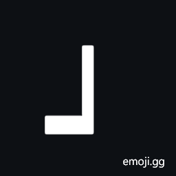 Box Drawings Up Light and Left Heavy Symbol