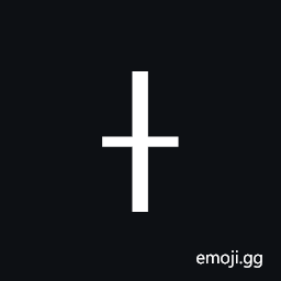 Box Drawings Vertical Heavy and Horizontal Light Symbol