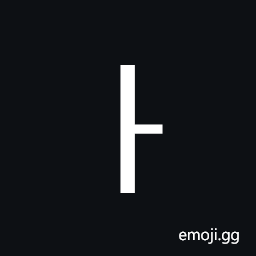 Box Drawings Vertical Heavy and Right Light Symbol