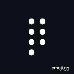 Braille Pattern Dots-1234567 Symbol