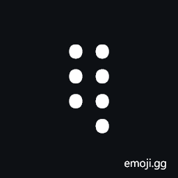 Braille Pattern Dots-1234568 Symbol