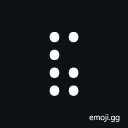 Braille Pattern Dots-1234678 Symbol