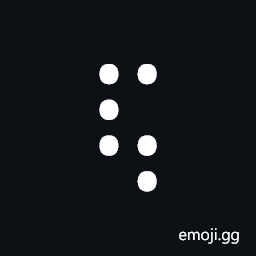 Braille Pattern Dots-123468 Symbol