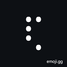 Braille Pattern Dots-12348 Symbol