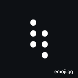 Braille Pattern Dots-123568 Symbol