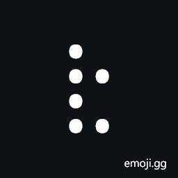 Braille Pattern Dots-123578 Symbol