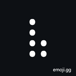 Braille Pattern Dots-123678 Symbol