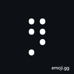 Braille Pattern Dots-124567 Symbol