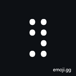Braille Pattern Dots-1245678 Symbol