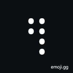 Braille Pattern Dots-124568 Symbol