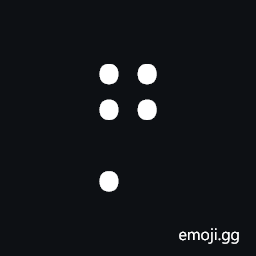 Braille Pattern Dots-12457 Symbol