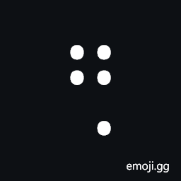 Braille Pattern Dots-12458 Symbol