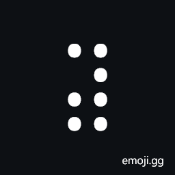 Braille Pattern Dots-1345678 Symbol