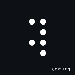 Braille Pattern Dots-134568 Symbol