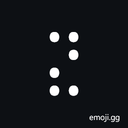 Braille Pattern Dots-134578 Symbol