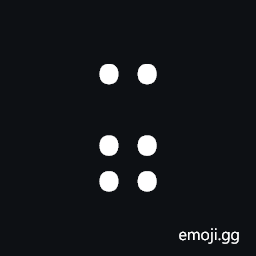 Braille Pattern Dots-134678 Symbol