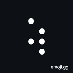 Braille Pattern Dots-13568 Symbol