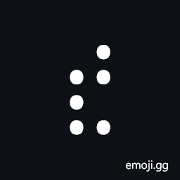 Braille Pattern Dots-234578 Symbol