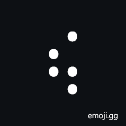 Braille Pattern Dots-23468 Symbol