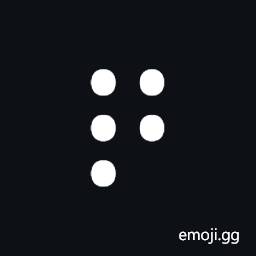 Braille Pattern Dots-23567 Symbol