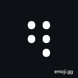 Braille Pattern Dots-23568 Symbol