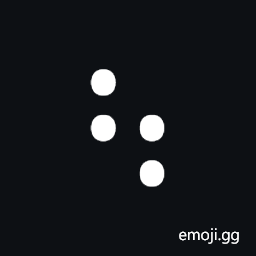 Braille Pattern Dots-2368 Symbol