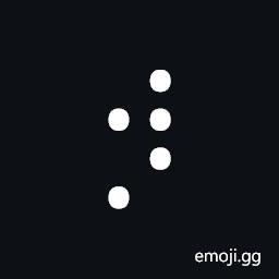 Braille Pattern Dots-24567 Symbol