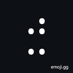 Braille Pattern Dots-24578 Symbol