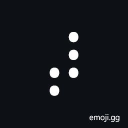 Braille Pattern Dots-34567 Symbol