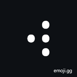 Braille Pattern Dots-3568 Symbol