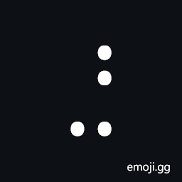 Braille Pattern Dots-4578 Symbol