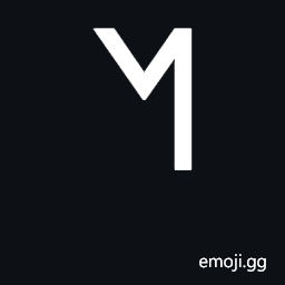 Canadian Syllabics Blackfoot Ka Symbol