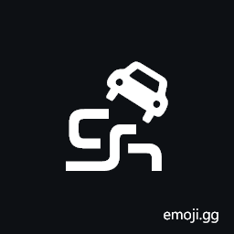 Car Sliding Symbol