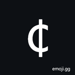 Cent Sign Symbol