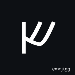 Chorasmian Letter Shin Symbol