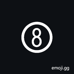 Circled Digit Eight Symbol