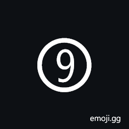 Circled Digit Nine Symbol