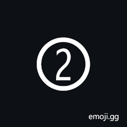 Circled Digit Two Symbol