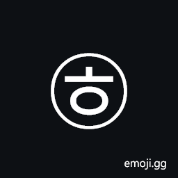 Circled Hangul Hieuh Symbol