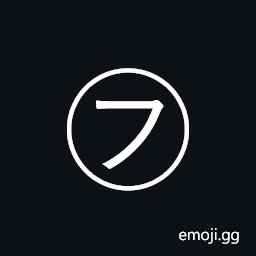 Circled Katakana Hu Symbol