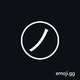 Circled Katakana No Symbol