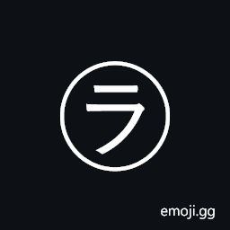 Circled Katakana Ra Symbol
