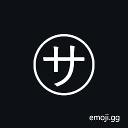 Circled Katakana Sa Symbol