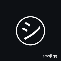 Circled Katakana Si Symbol