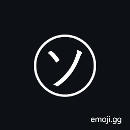 Circled Katakana So Symbol