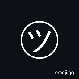 Circled Katakana Tu Symbol