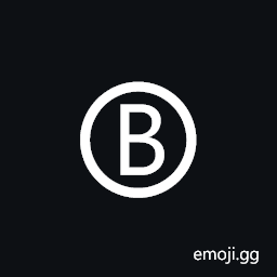 Circled Latin Capital Letter B Symbol