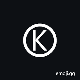 Circled Latin Capital Letter K Symbol